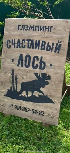 Счастливый лось