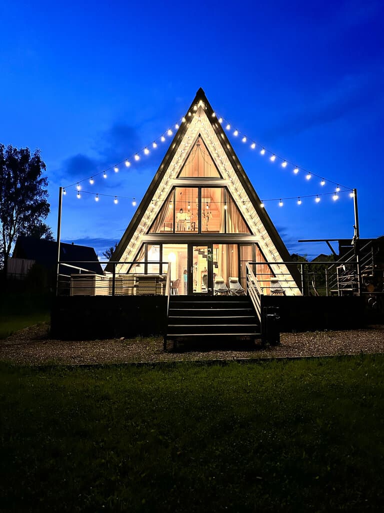 Глэмпинг — a-frame в Калужской области