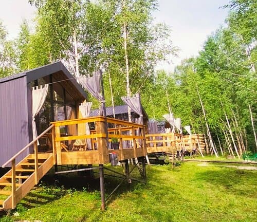 Глэмпинг Ильино — купол в Тульской области