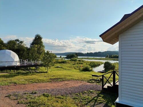 Глэмпинг Млечный путь — купол в Карелии