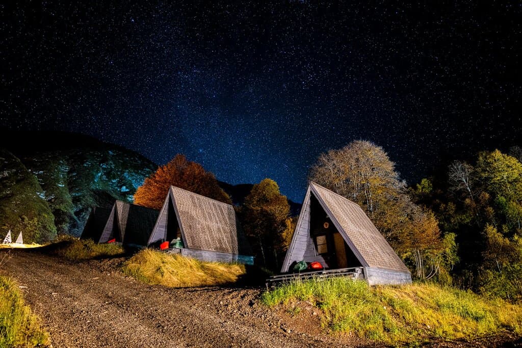 Глэмпинг Нахазо — a-frame в Краснодарском крае