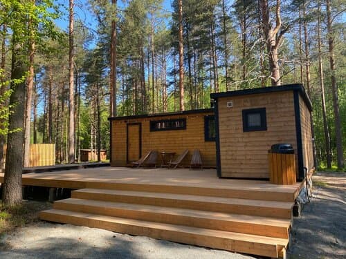 New Camp Эссойла — шатёр в Карелии
